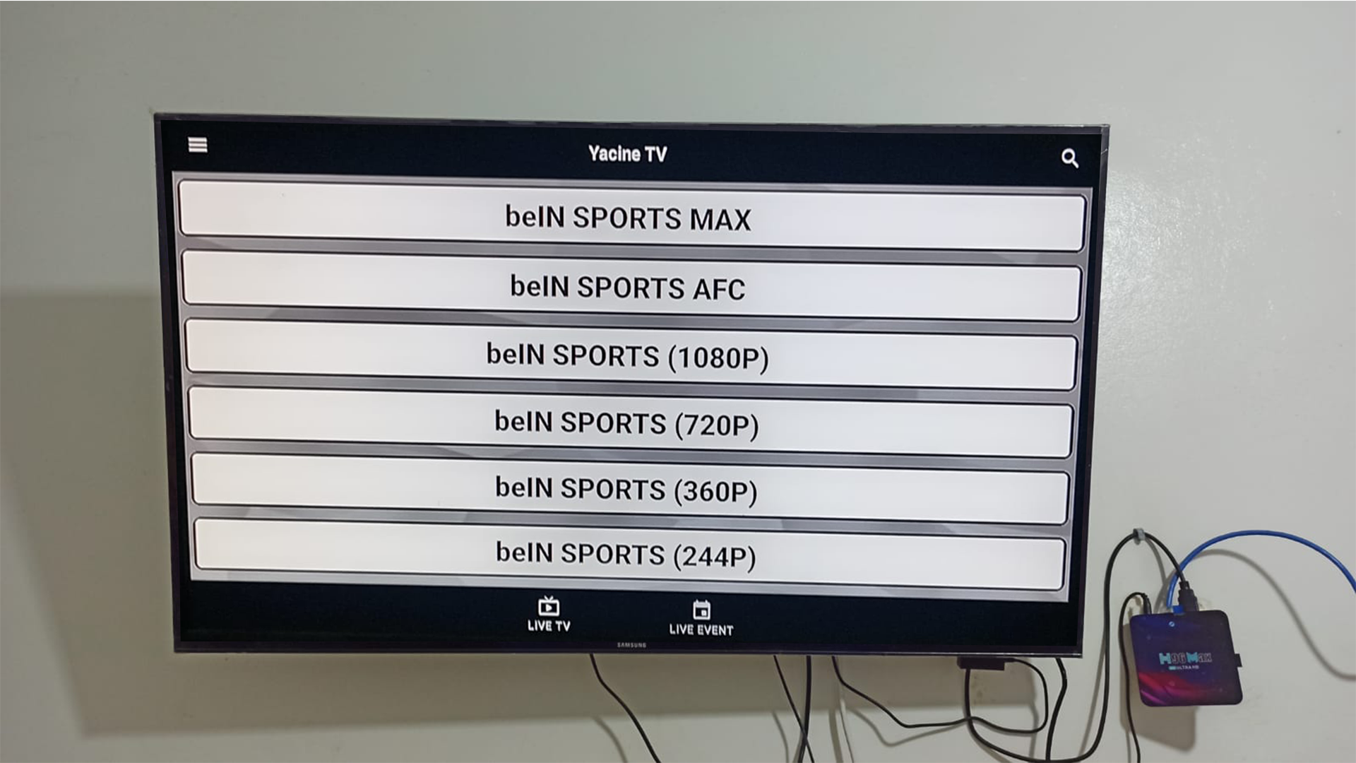 تحميل ياسين تيفي الاسود Yacine TV Black الاصدار الاخير 3.2