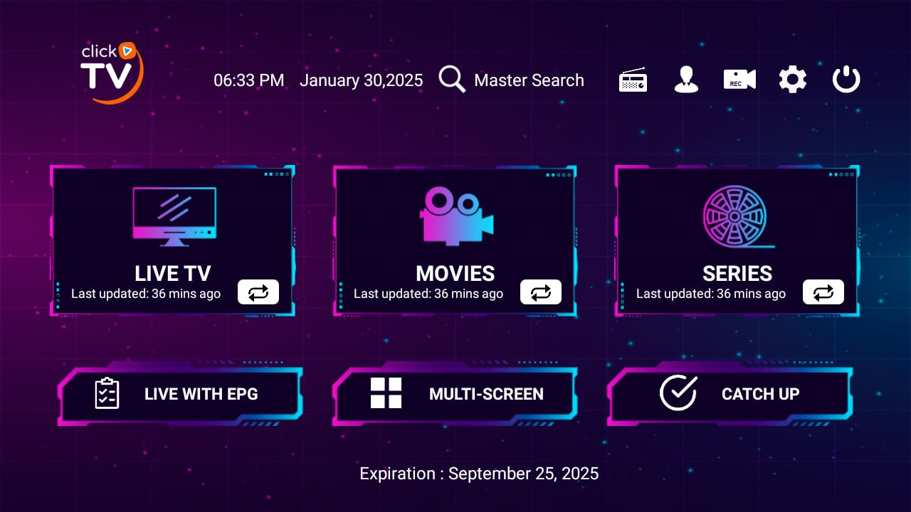 تطبيق CLICK TV
