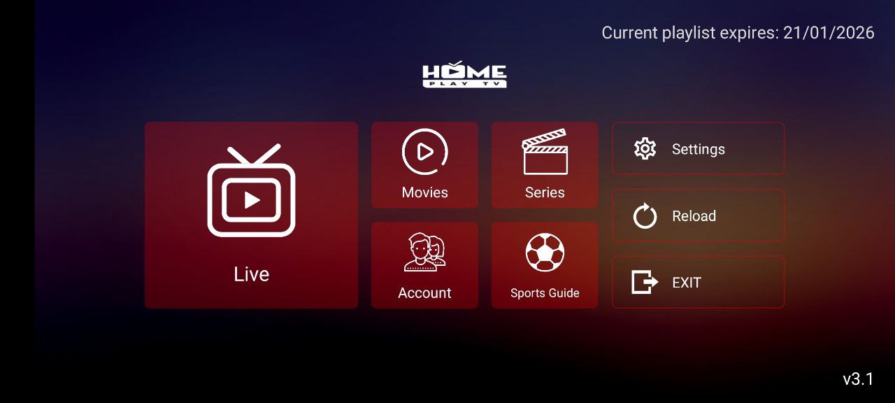 تطبيق HOME PLAY IBO