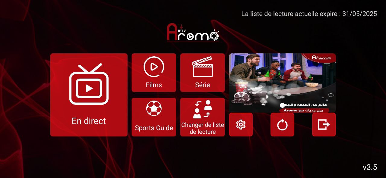 تحميل اروما تيفي Aroma TV على شاشة تلفزيون 'Android TV' و "TV Box"