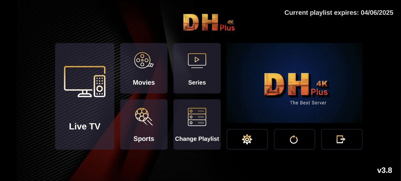 تحميل تطبيق DH PLUS 4K لمشاهدة القنوات والافلام مجانا 2025