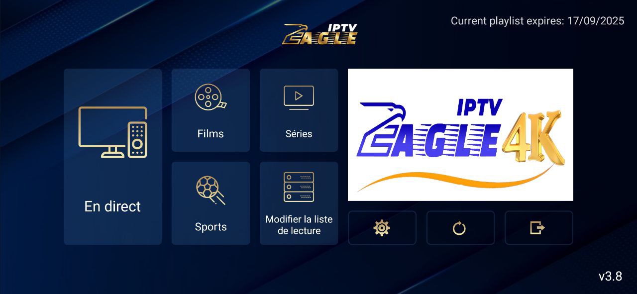 تنزيل تطبيق Eagle Iptv لمشاهدة القنوات الرياضية والأفلام والمسلسلات