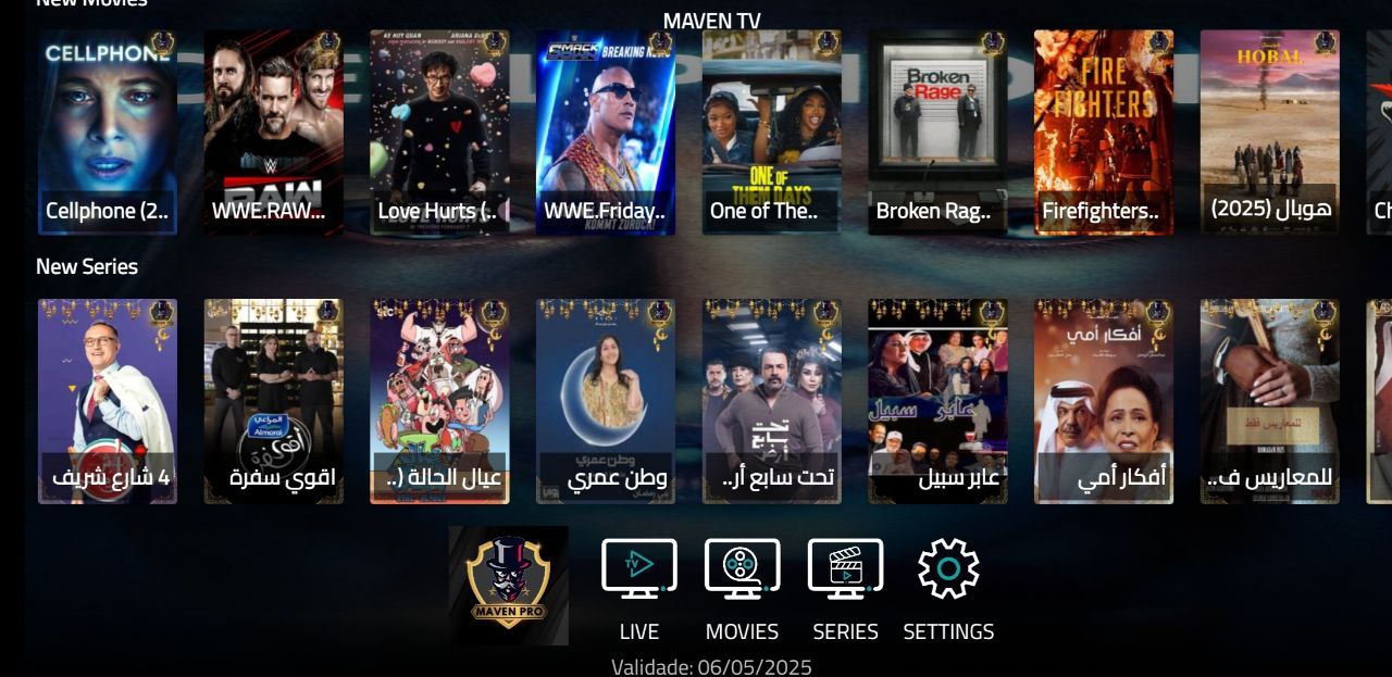 تحميل تطبيق MAVEN 4K PRO مع كود التفعيل 2025 للاندرويد وسمارت TV