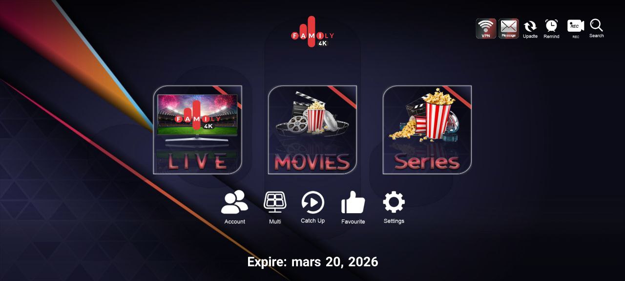 تحميل تطبيق FAMILY 4K IPTV مع كود التفعيل 2025 للاندرويد وسمارت TV