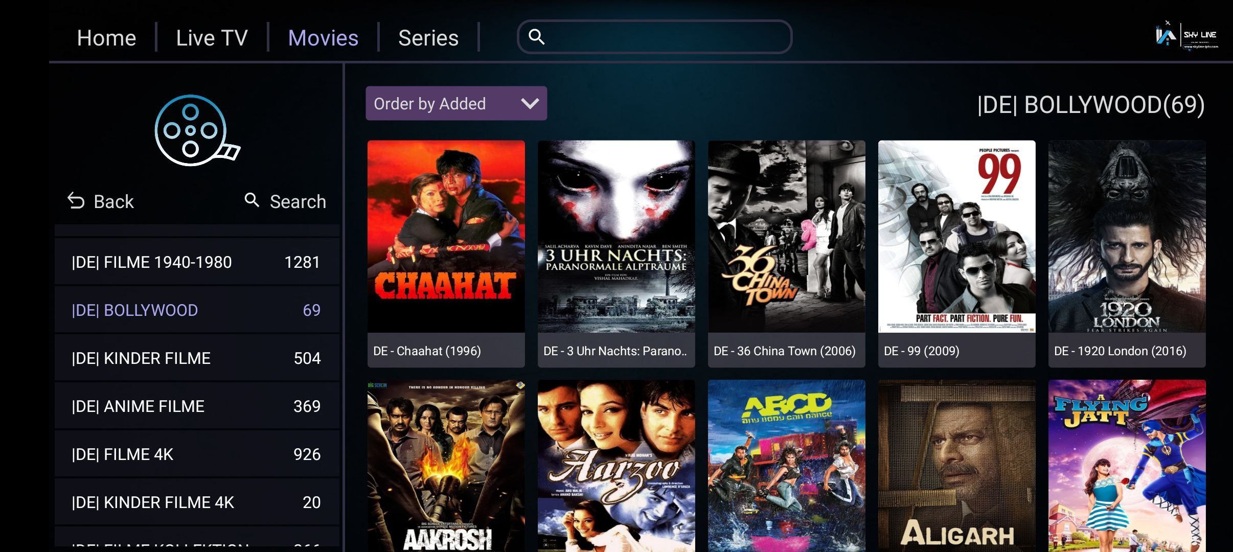 SKYLINE TV PRO