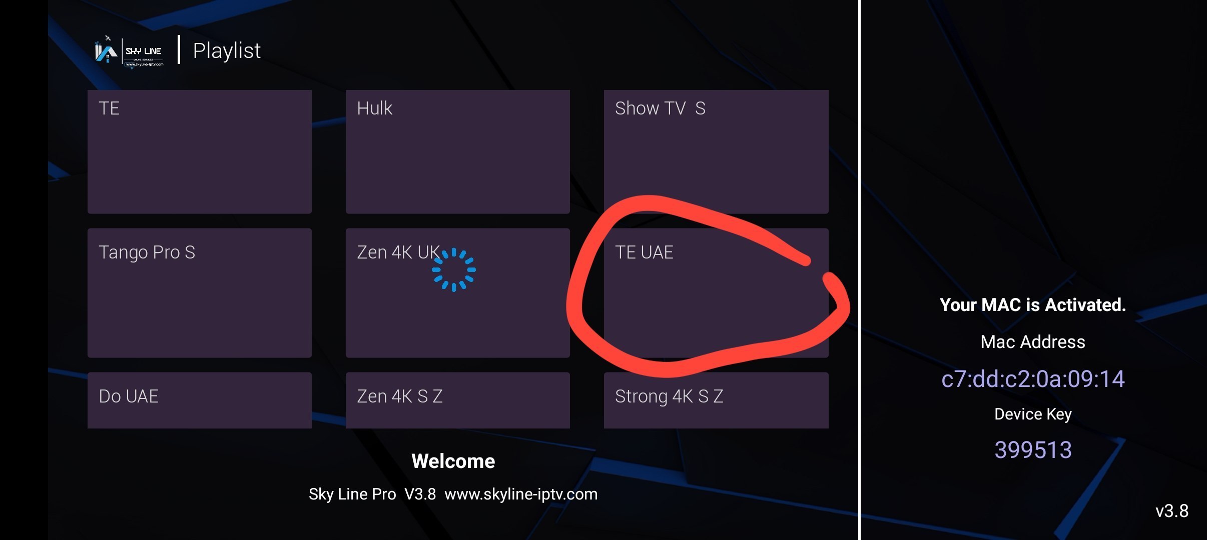 تنزيل تطبيق SKYLINE TV PRO للاندرويد والتلفاز