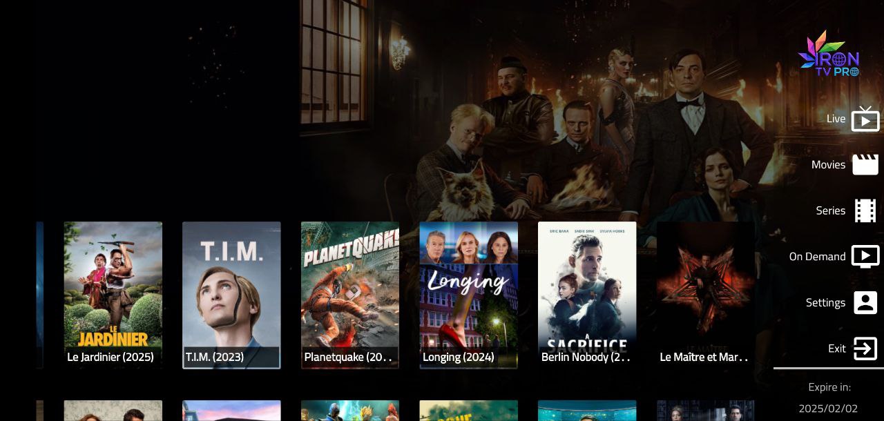 تحميل تطبيق IRON TV PRO للاندرويد وسمارت TV