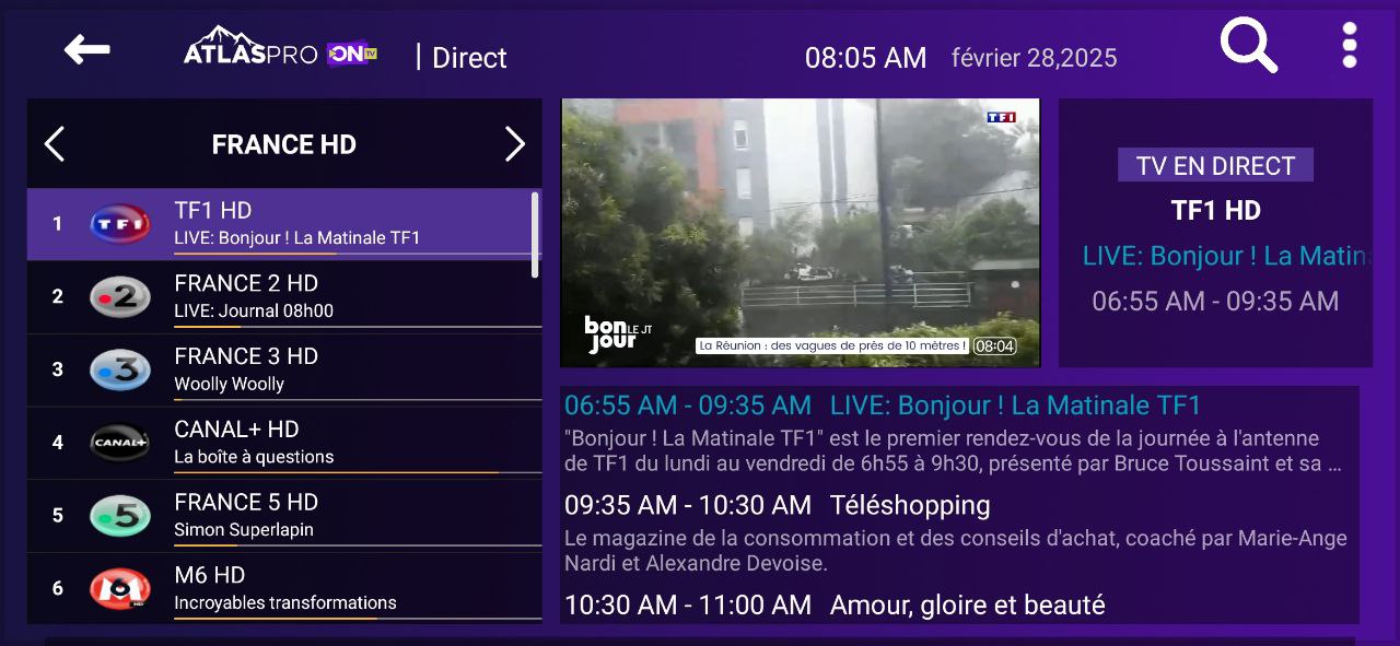 تحميل تطبيق Atlas Pro 4K للاندرويد وسمارت TV