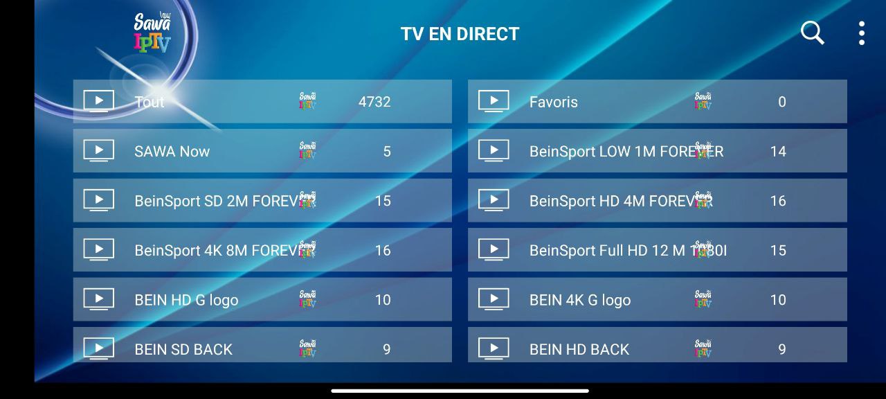 تحميل تطبيق Sawa IPTV للاندرويد وسمارت TV