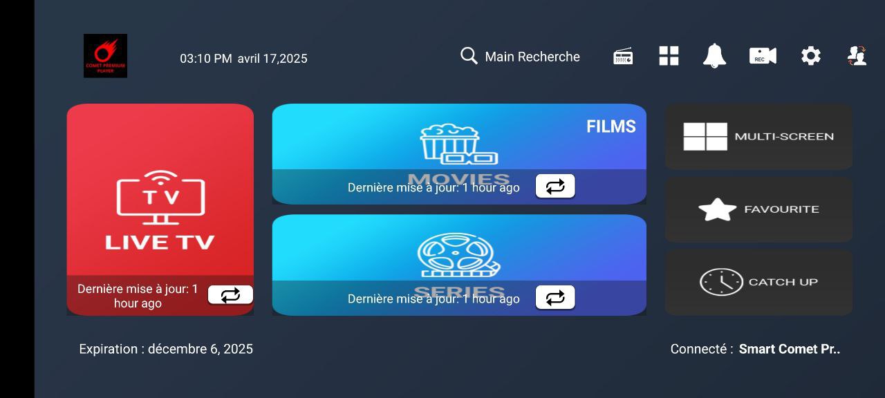 تحميل تطبيق Smart Comet Premium مع كود التفعيل 2025 للاندرويد وسمارت TV