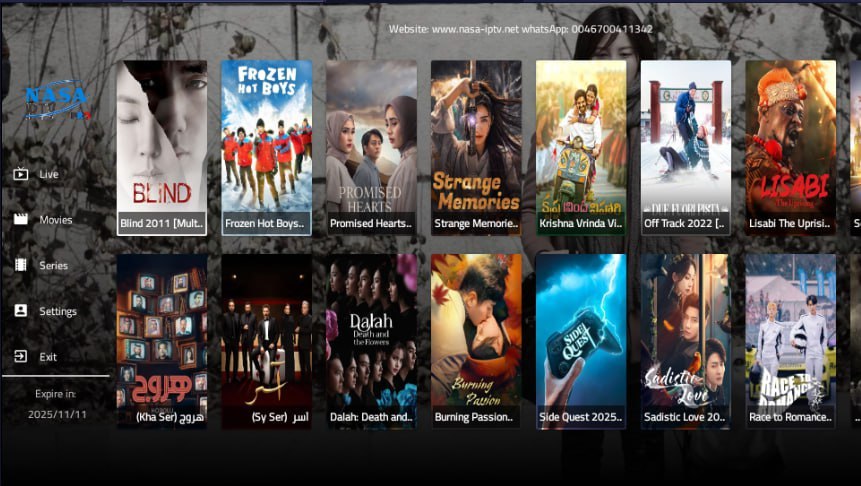 تحميل تطبيق Nasa Pro IPTV مع كود التفعيل 2025 للاندرويد وسمارت TV