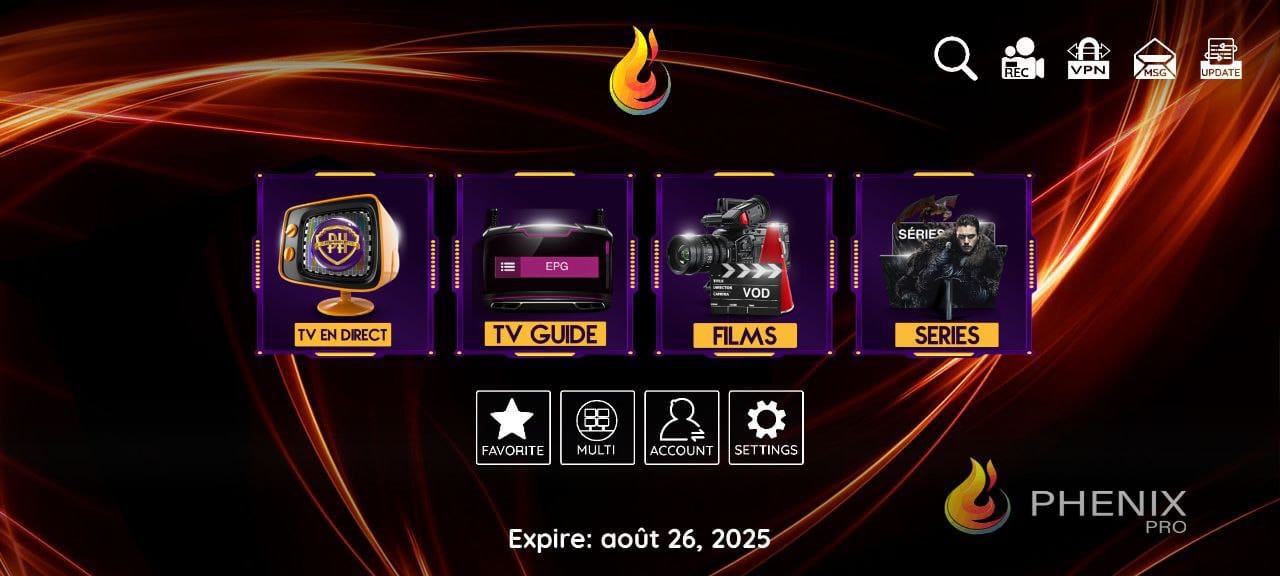 تحميل تطبيق Phenix PRO مع كود التفعيل 2025 للاندرويد وسمارت TV