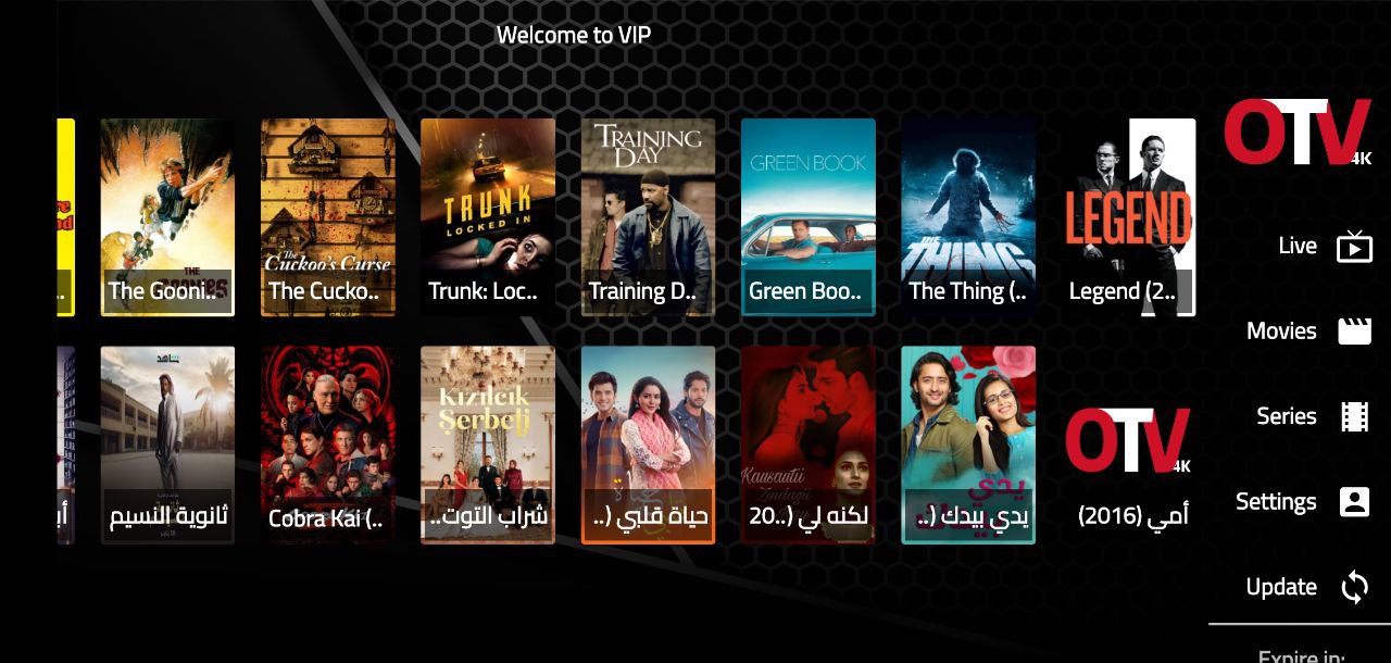 تحميل تطبيق OTV 4K مهكر مع المشغل 2025 للاندرويد وسمارت TV