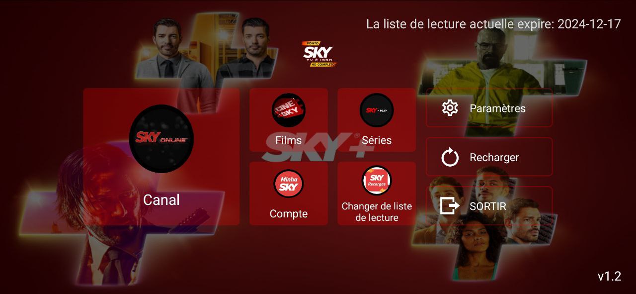 تطبيق SKY Net TV مفعل