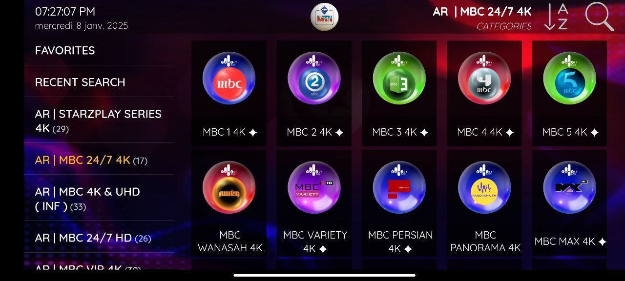 MTN 8K IPTV مهكر
