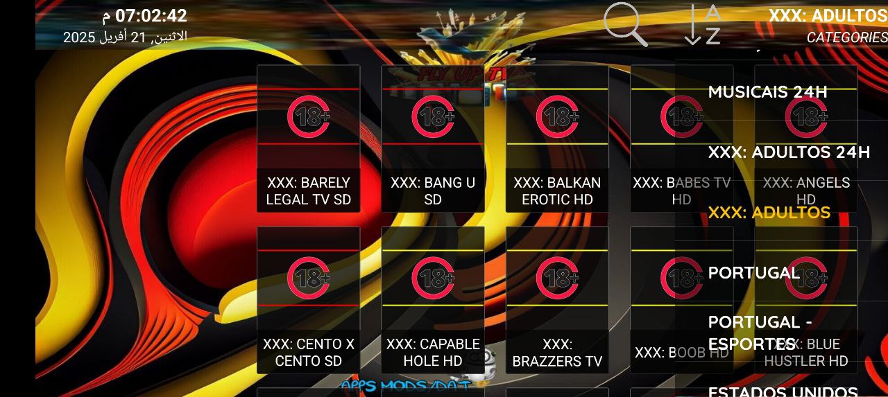 تحميل تطبيق Fly UP TV للاندرويد وسمارت TV