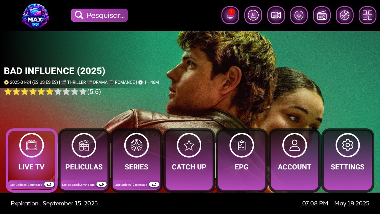 تحميل تطبيق MAX HD للاندرويد وسمارت TV