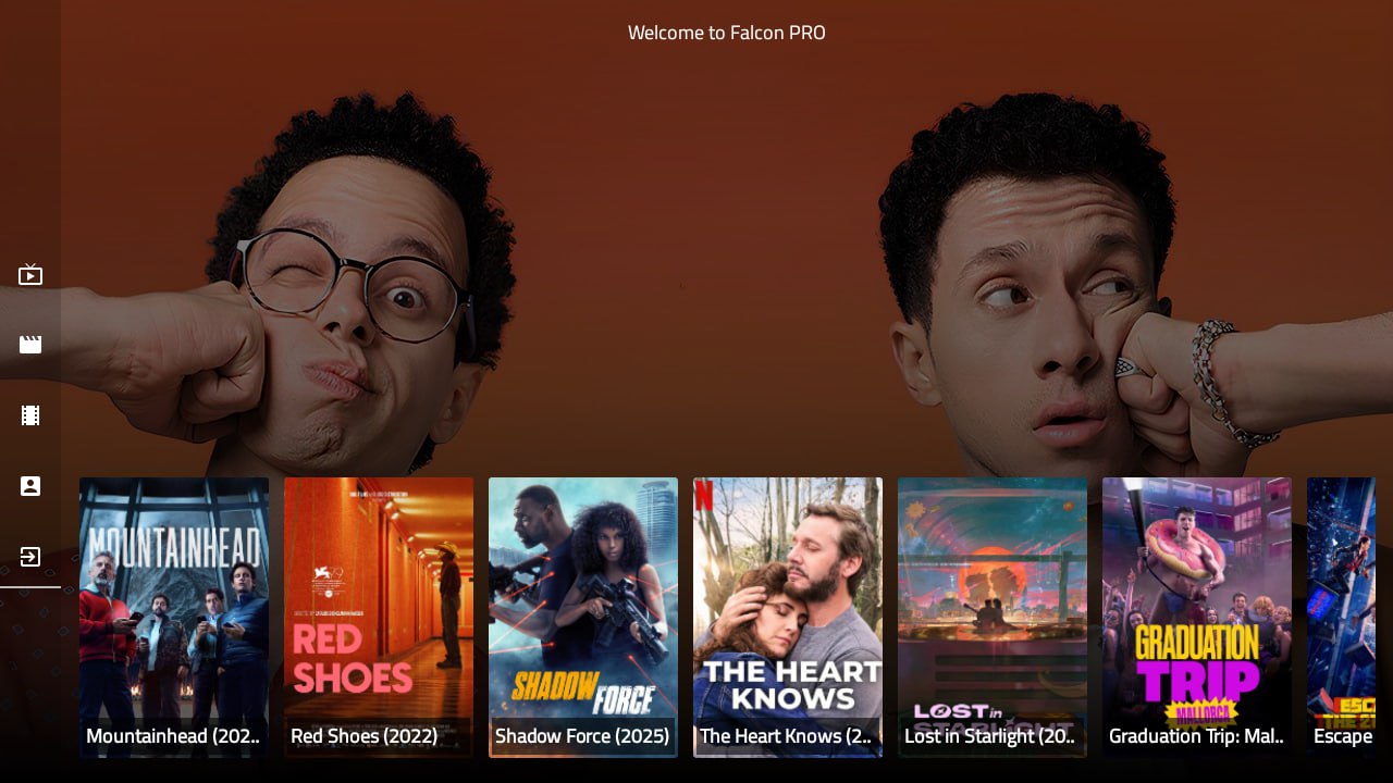 تحميل تطبيق Falcon 4K مهكر للاندرويد وسمارت TV