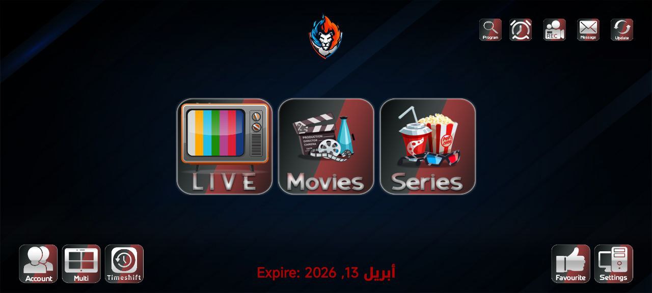 تحميل تطبيق LIONZ TV PRO للاندرويد وسمارت TV